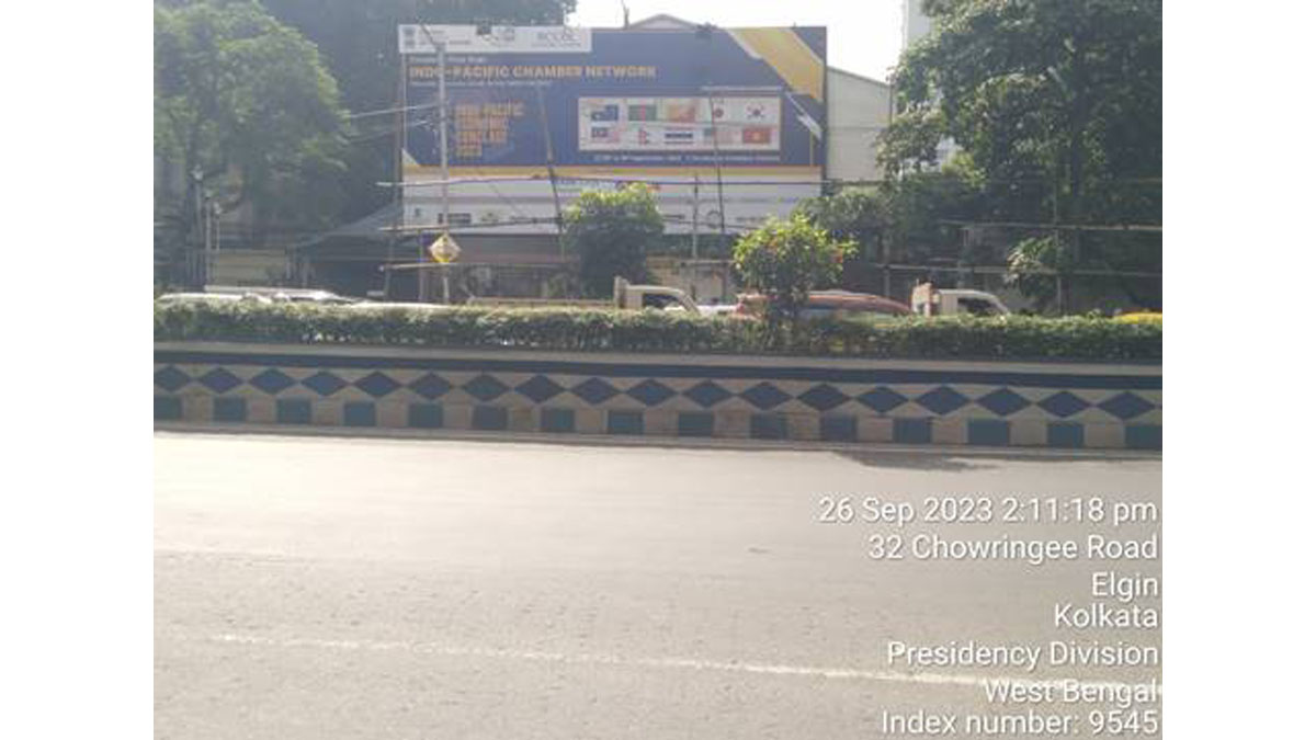 Branding of Indo-Pacific Economic Conclave across Kolkata.