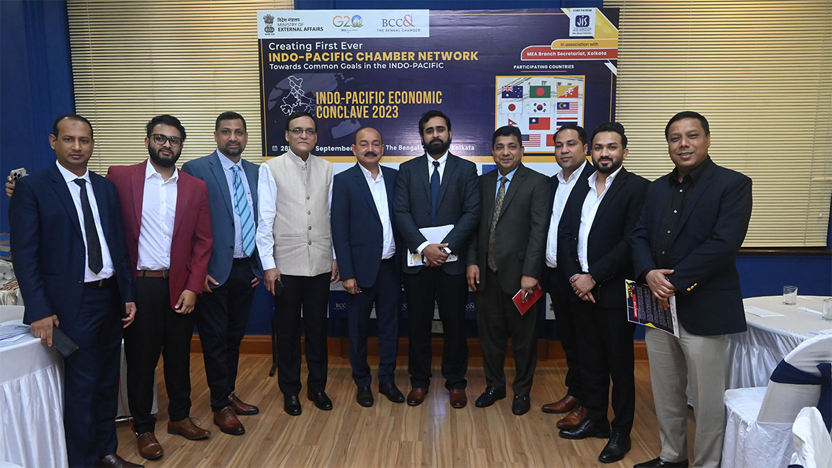 Delegation from the Chittagong Chamber of Commerce & Industry on Day 1 of Indo-Pacific Economic Conclave, 28th September 2023