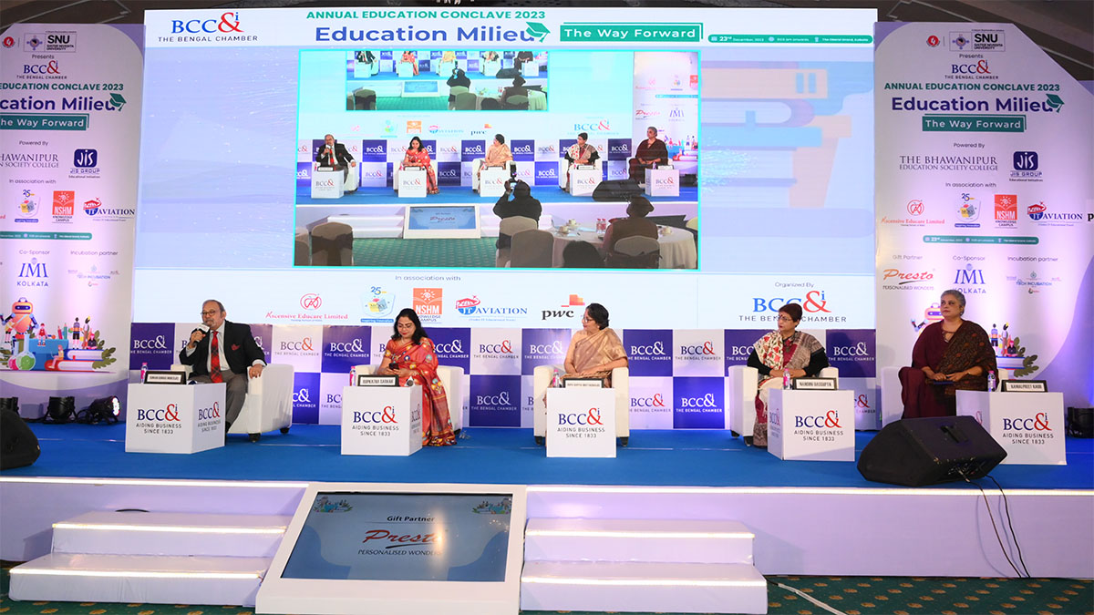  The Panel Discussion on Navigating the Future: School Education Transformations was Moderated by Professor Dr. Suman Kumar Mukerjee