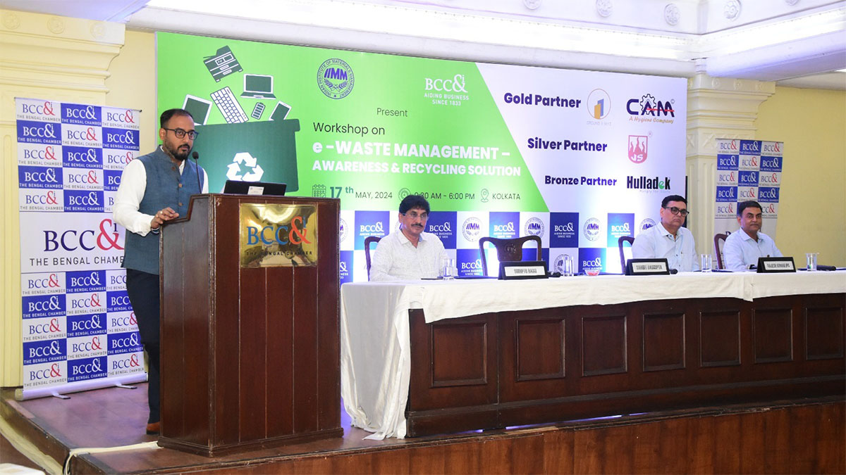 Mr. Sambit Dasgupta, Deputy Director, BCC&I delivering the Welcome Address.