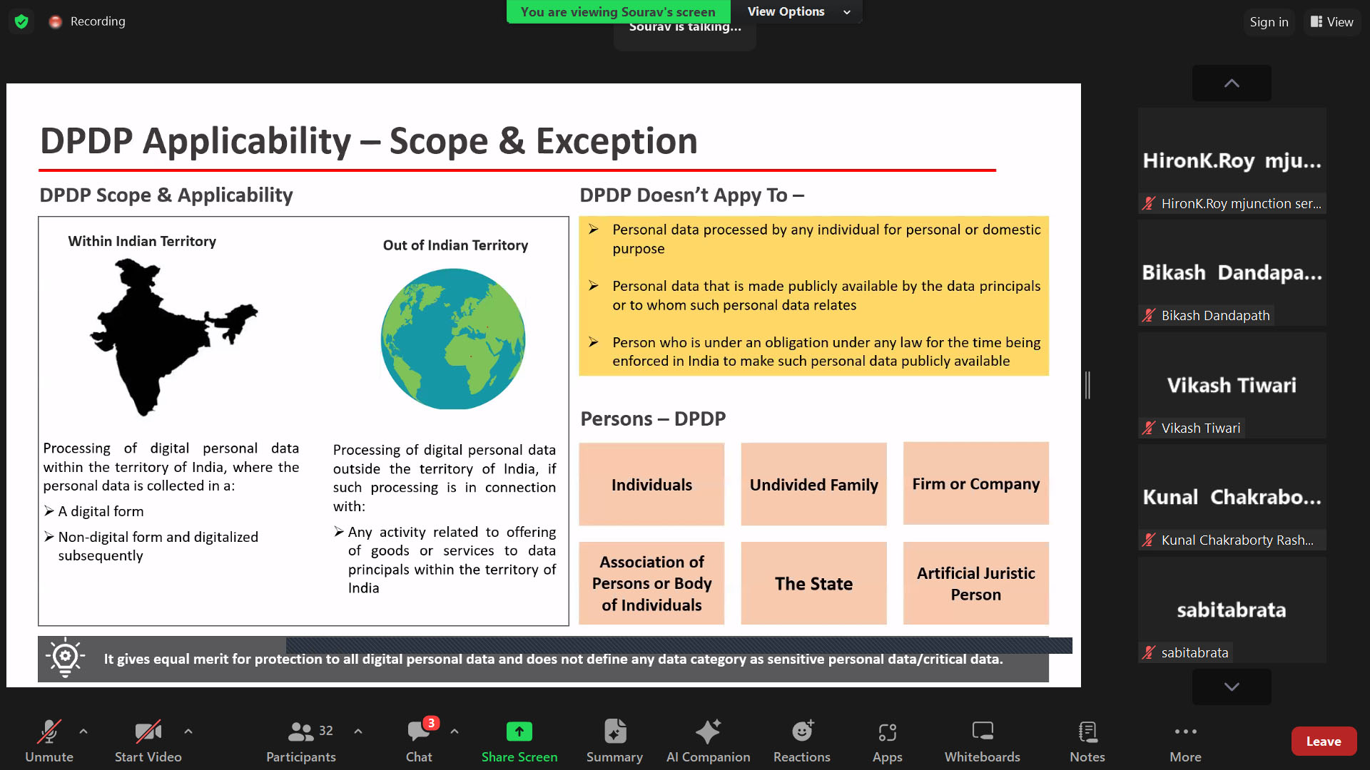 The Session in progress virtually on day 2 (24th February 2024).