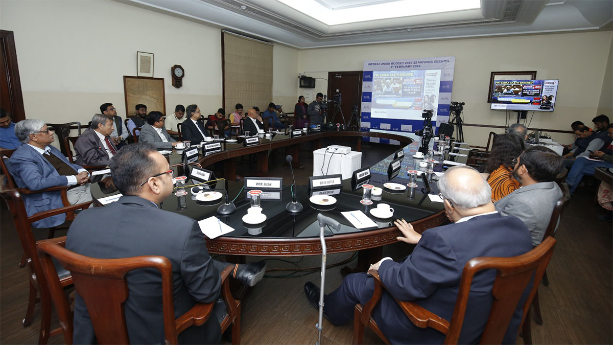 Interim Union Budget 2024-25 Viewing Session in progress