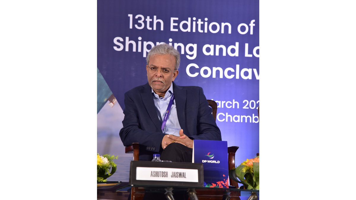 Session Chairperson Mr Ashutosh Jaiswal, President - International Business Division & Logistics, Century Plyboard (India) Limited conducted Technical Session I on “Focus Bengal - A Road Map For Development of the 13th edition of the Annual Shipping and Logistics Conclave 2024
