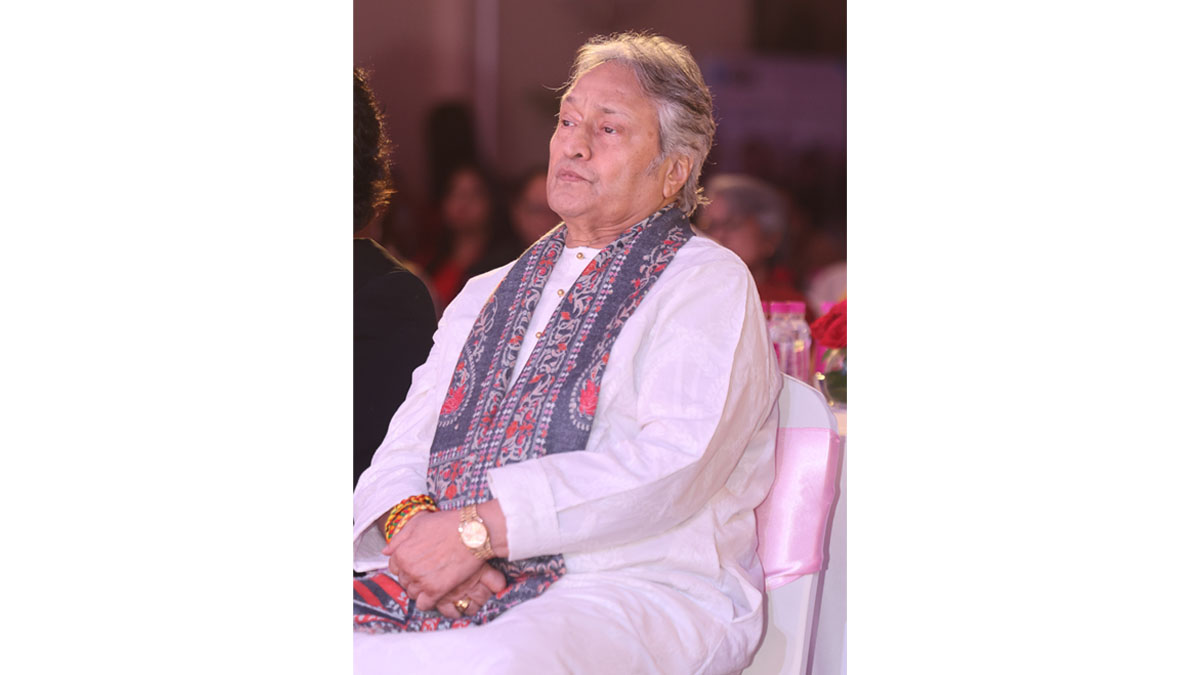 Ustad Amjad Ali Khan during the BCC&I Ratnagarbha 2024