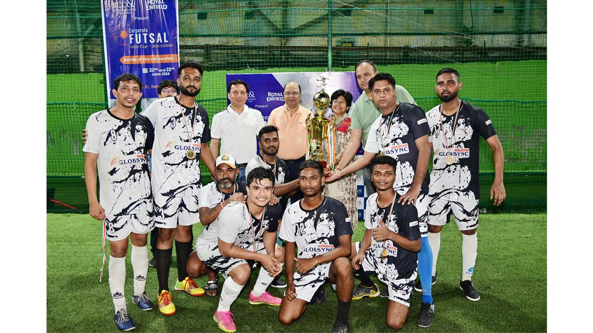 The Bengal Chamber Corporate Futsal Gold Cup - 2nd Edition Runner-Up Team - GLOBSYNC OCEAN AND AIR TRANSPORT LLP