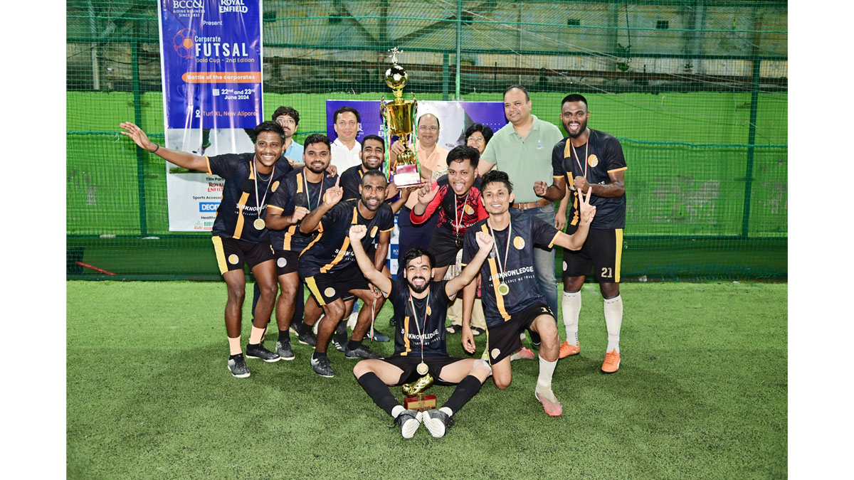 The Bengal Chamber Corporate Futsal Gold - 2nd Edition Winner - SUNKNOWLEDGE SERVICES INC.