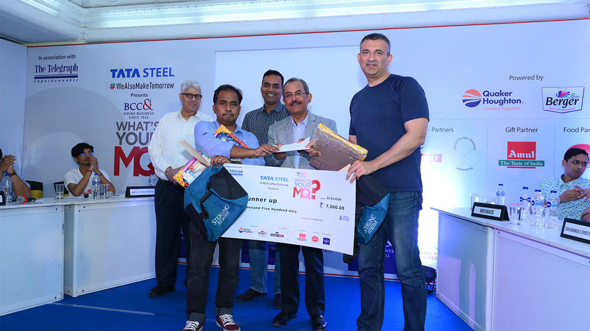 2nd Runner Up - Team Barclays-HCL (Team Members Rohan Khanna and Rabi Sankar Saha)