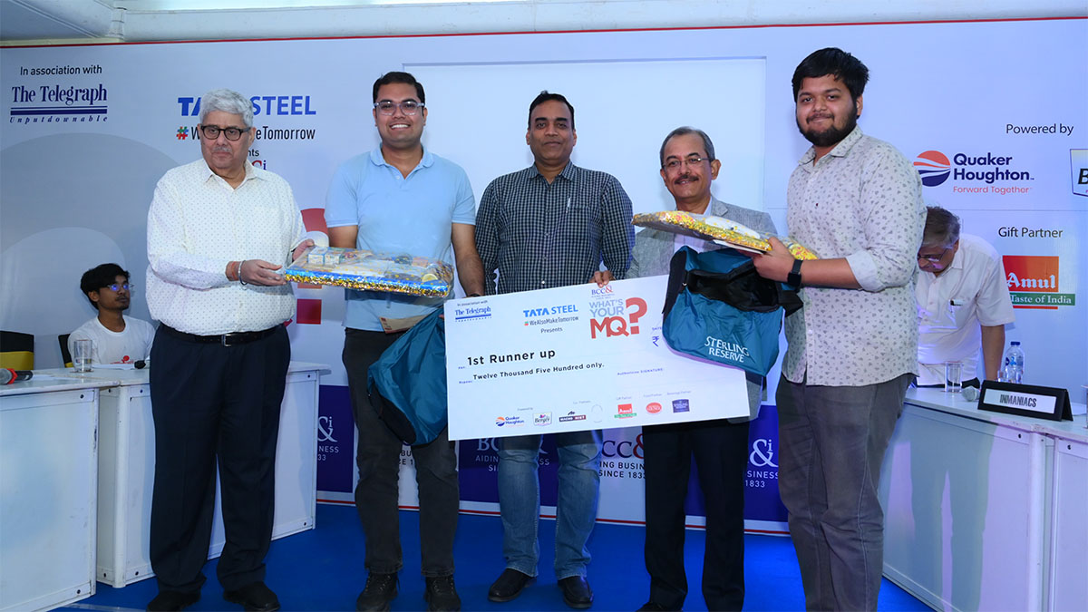 1st Runner Up - Team Kotler Da Fan Club (Team Members Samanway Banerjee and Piyush Kedia)