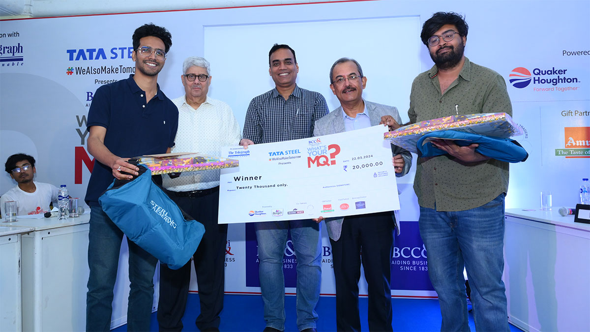 Winner - Team Sorbomongola Sporting Club (Team Members Raktim Nag and Sreshth Shah)