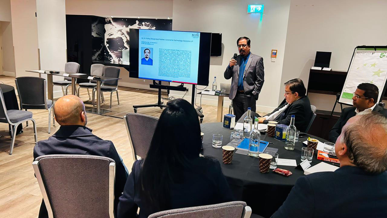 Our Delegate Members introducing their businesses during the Members of London Chamber of Commerce & Industry, UK India Business Council & Bengal Heritage Foundation during the “Net Zero – UK & India Collaborations”